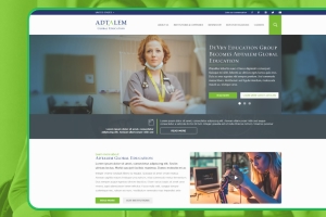 Adtalem Global Education Web Portal Redesign