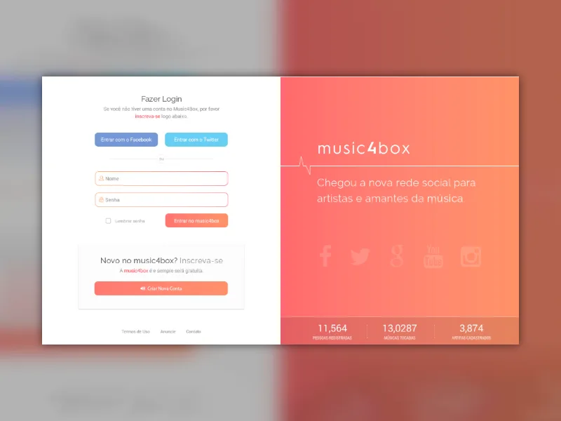 Cover image for Music4box - Singup